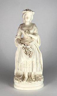 Bisque Porcelain Figure, Early 20thc.
