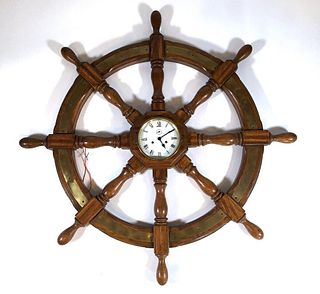 Ship's Wheel Clock