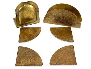 Roycroft Brass Desk Accessories