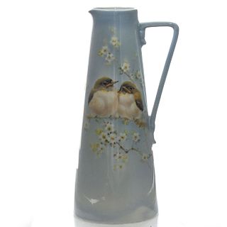 ROYAL DOULTON TITANIAN PITCHER, YOUNG WARBLERS