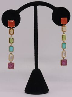 JEWELRY. Ippolita 18kt Gold and Colored Gem