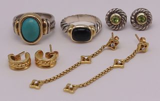 JEWELRY. David Yurman Gold and Sterling Jewelry.