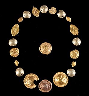 Lot of 21 Greek Gold Clothing Ornaments - 5.8 g