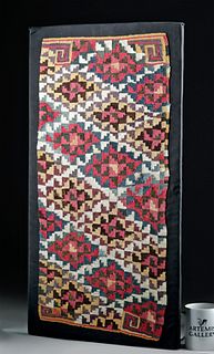 Large Proto Nazca Textle Panel - Geometric Motifs