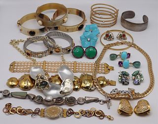 JEWELRY. Assorted Costume and Silver Jewelry.