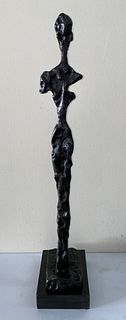 Swiss Bronze Sculpture Alberto Giacometti Femme de Boo