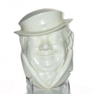 WHITE CERAMIC DICKENS CHARACTER WALL MOUNT, TONY WELLER