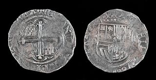 Spanish Silver Phillip II 4 Reales - 13.3 g