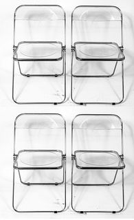 Piretti for Castelli "Plia" Folding Chairs, 4