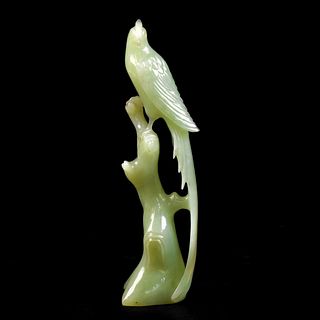Chinese Jade Bird Figurine