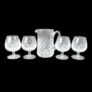 Five (5) Waterford Crystal Tableware