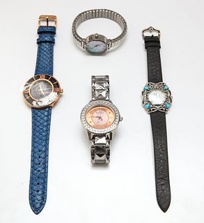 Ladies Designer Wristwatches, Group of 4