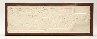 Carved Plaster Inset Architectural Panel