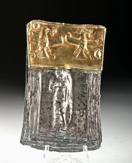 Romano-Egyptian Gold / Silver Votive Panel - Horus
