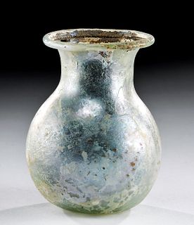 Petite Roman Glass Jar w/ Great Iridescence