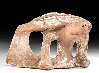 Teotihuacan Pottery Incensario Fragment - Turtle