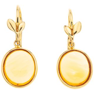 CITRINE EARRINGS. 18K YELLOW GOLD. TIFFANY & CO., PALOMA PICASSO COLLECTION