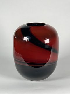 Labino Studio Art Glass Vase