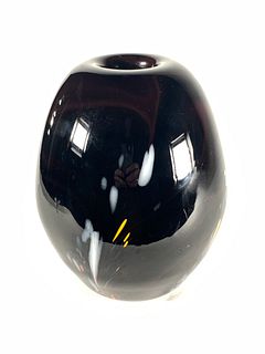 Dominic Labino Art Glass Vase