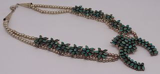 JEWELRY. Frederico Jimenez Sterling and Turquoise