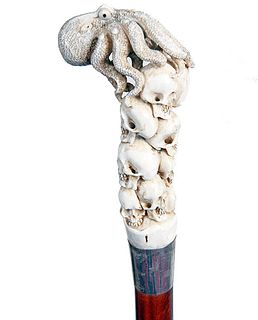 Stag Octopus Cane