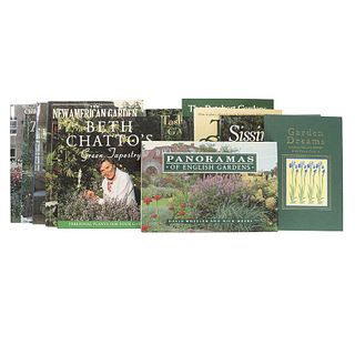 Descriptions of Gardens. Panoramas of English Gardens / Green Tapestry / The Water Garden / The New American Garden... Pieces: 11.
