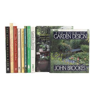 Garden Design. Garden Design/ Practical to Garden Design/ Home Landscapes/ The Small Garden Book/ Gaining Ground... Pieces: 10.