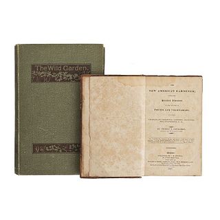 Fessenden Thomas / Robinson, William. The New American Gardener / The Boston / Oxford, 1828 / 1894.  Pieces: 2.