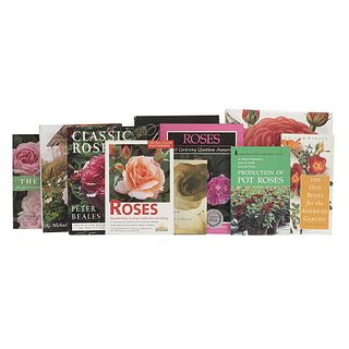 Books on Roses. The Rose Bible / Enjoying Roses / Roses in the Southern Garden / The Rose. A Colourful Inheritance... Pieces: 10.