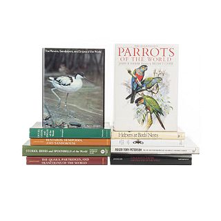 Books on Birds of the World. Conmorants, Darters, and Pelicans of the World / The Plovers, Sandpiers and Snipes of the World... Pieces: 10