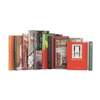 Books on Well-Known Designers. Billy Baldwin the Great American Decorator /Diego Giacometti /Molyneux/Andrée Putman... Pieces: 10.