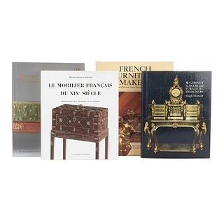 French Furniture. Cabinet Makers and Furniture Designers/ Honoré Lannuier/ Le Mobilier Français du XIXe Siècle... Pieces: 4.