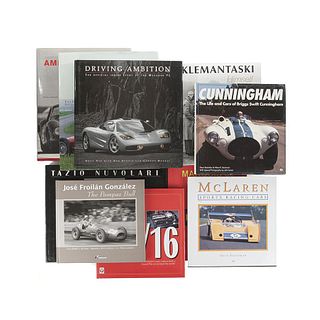 High-Performing Automobiles. BRM V16/ Cunningham/ José Froilán González/ Klemantaski/ Tazio Nuvolari... Pieces: 10.