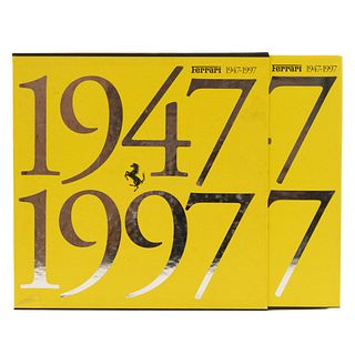 Ghini, Antonio. Ferrari 1947 - 1997. Italy: Ferrari Spa - Giorgio Nada Editore, 1997.  Luxury edition.
