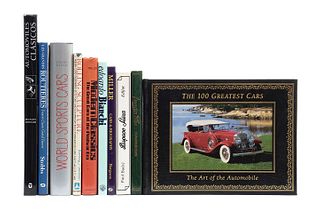 Books on Classic Automobiles. World Sports Cars / The Art of the Automobile / Automoviles Clásicos / Miller... Pieces: 10.