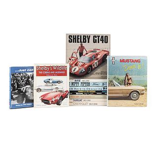 Books on Carroll Shelby. Shelby's Wildlife/ …Just Call me Carroll…!/ Shelby GT40/ Ford GT/ Mustang 1964 ½ - 1973... Pieces: 12.
