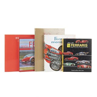 Books on Ferrri. Ferrari Glory/ Ferrari: Die Renngeschichte/ All the World's 1/43 Scale Ferraris/ Ferrari Monoposto... Pieces: 5.