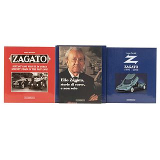 Marchiano, Michele / Zagato, Elio. Zagato 1919 - 2000 / Storie di Corse. Milano, 2000 / 2002. Pieces: 3.