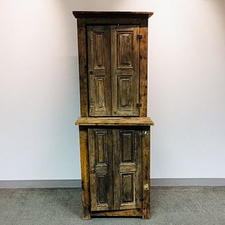 Country Scrubbed Pine Cupboard