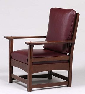 Large JM Young Furniture Co Armchair c1910