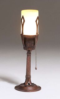 Joel F. Hewes - Titusville, PA Hammered Copper Lamp