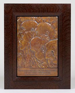 Norman Rockwell "Freedom of Worship" Copper Plaque