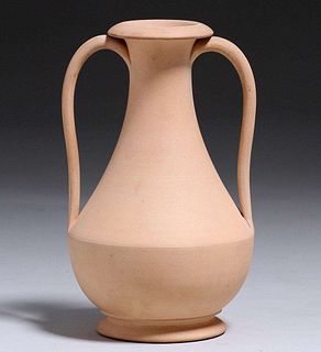 Alberhill Pottery - Robertson Two-Handled Bisque Vase