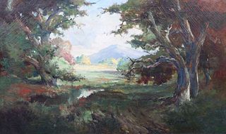 Arthur Beckwith Painting Mt Tamalpais c1900