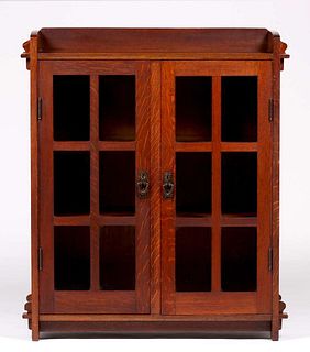 Gustav Stickley #523 Two-Door Bookcase c1910