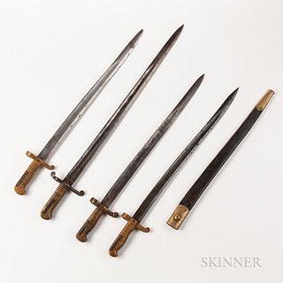 Four Saber Bayonets