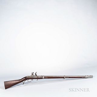 U.S. Model 1819 Hall Breech-loading Flintlock Rifle