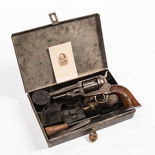 Cased Whitney Third Type Pocket Revolver Identified to General John A. Logan
