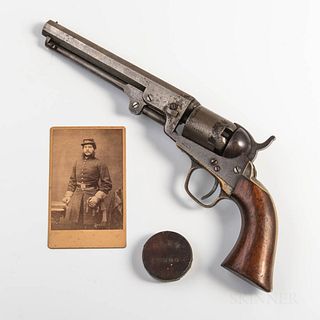 Colt Model 1849 Pocket Revolver Identified to Lieutenant John H. Hutchinson, Company G, 3rd Vermont Volunteer Infantry