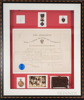 Brigadier General Constant Williams Medal Group with Theodore Roosevelt Signed Commission